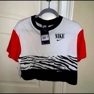 BNWT urban outfitters x nike zebra print top!!